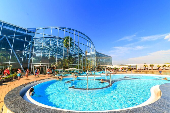 Therme-entrance ticket and transfer pick-up/drop-off Bucharest - Your Therme day plan: Galaxy and Palm areas in 4.5 hours